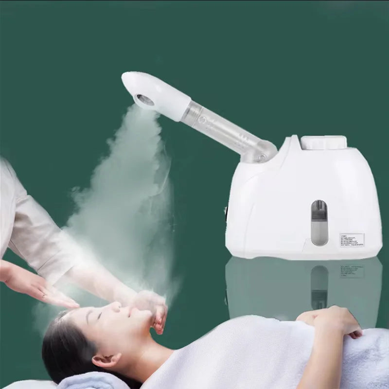🌿 Ozone Facial Steamer – Warm Mist Humidifier for Face